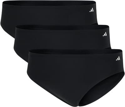 adidas Sportswear 3PK BIKINI - Sport Active Light Flex-Packaged Panties – Damen Onderbroek - 3x zwart