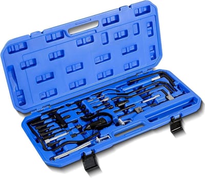 Motor Instelgereedschap - Tandriem Gereedschap - Motor Timing Instellen - Voor Benzine Diesel - 60x28x8 cm - Zilver