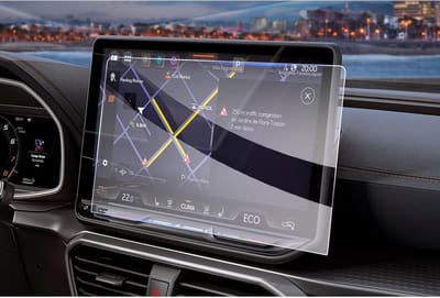 Compatibele Navigatie Beschermfolie voor 12.9 Inch Touchscreen van Cupra Formentor en Leon MK4 - 9H Krasbestendig, Tempered Glass Schermbeschermer voor Auto's