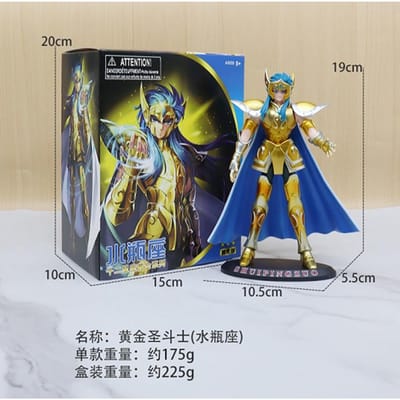 Anime Saint Seiya Figuur Goud Aphrodite Aiolia Camus Death Mask PVC Verpakt Kinder Speelgoed Collectie Decoratieve Decoratie With box