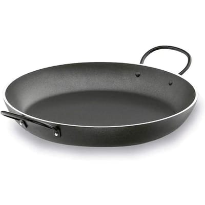 Ronde robuuste aluminium koekenpan met antiaanbaklaag Lacor Magma 36 cm