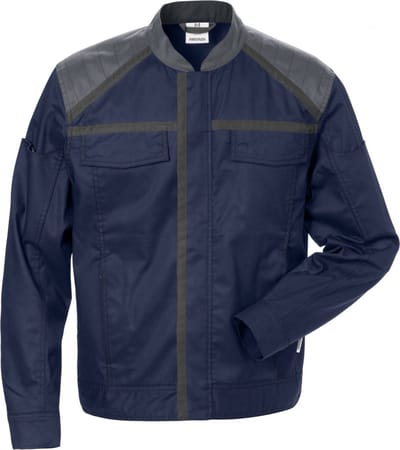 Fristads Jack 4555 Stfp - Marineblauw/Grijs - XL