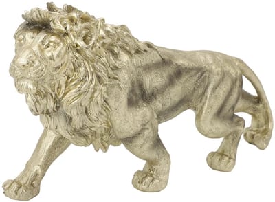 Dailygoods - Sterk Leeuw Beeldje van Polyresin voor Kantoor en Tuin Decoratie