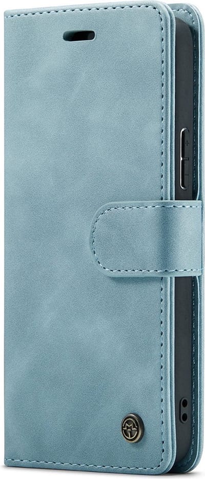 CaseMania Bookcase hoesje geschikt voor Oppo Reno8 T - Effen Aqua - Kunstleer - 2-in-1 Magnetisch Uitneembaar Design