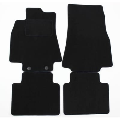 Tapis de sol - Mercedes Benz - Classe B W245 - Velours noir - Antidérapant - Sur mesure