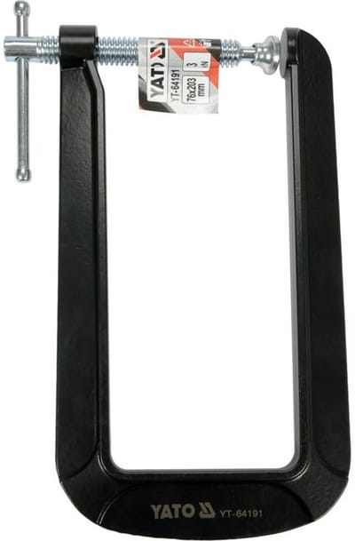 YATO YT-64191 - Diep C-Klem - 76x203mm - 3kN - Gietijzer
