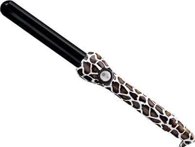 José Eber Cliploze Krultang 25mm – Ionische Technologie – Keramische Staaf – Glanzende, Pluisvrije Krullen – Inclusief Hittebestendige Handschoen – Giraffe