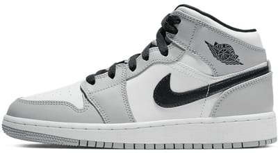 Jordan 1 Mid Light Smoke Grey (GS)