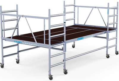 Stukadoors werkplatform 190x400 3m werkhoogte