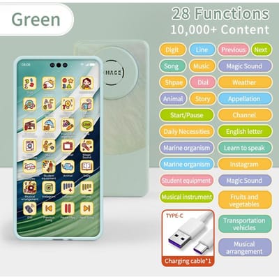 Speelgoed Mobiele Telefoon Educatief Speelgoed Mobiele Telefoon Baby Kind Educatieve Speelgoed Telefoon Mobiele Telefoon Model Speelgoed voor Kinderen Verjaardag Kerst Cadeau