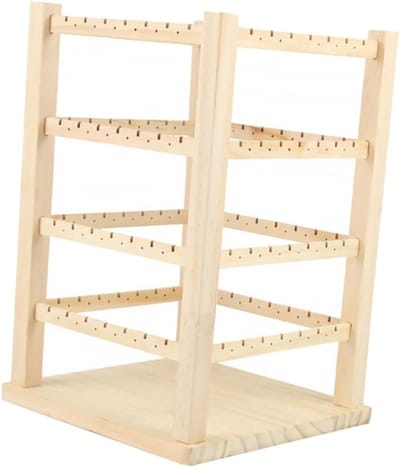 Sieradenrek Draaibaar - Opberger Toren - Sieraden Presenteren - Grote Capaciteit - 23.5 cm - Assorti