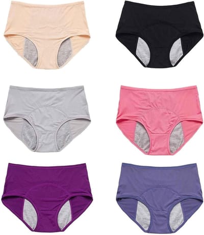 Menstruatiebroekjes - Ondergoed Incontinentiebroekjes - Bescherming - Hoge Taille - 350g - Zoals Afgebeeld
