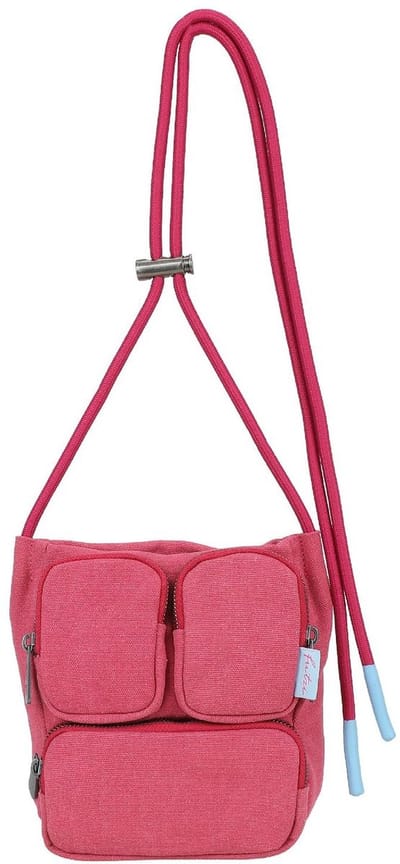 Fritzi aus Preußen schoudertas Donny Crossover Bag Canvas Berry roze