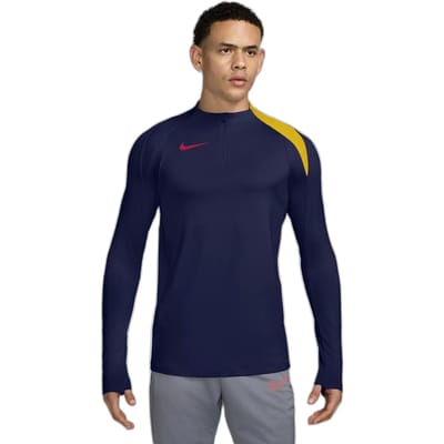 Nike dri-fit strike driltop t90 in de kleur blauw.