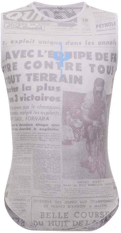 Santini Mj Lieve Mont Ventoux Mouwloos Basislaag Grijs XS Man