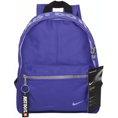 Sac à dos Nike Polyester Mini Unisexe Gris Argenté Violet BA4606-510 blue