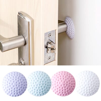 Deurstoppers - 4 Stuks - Deurklink Buffers - Stootdoppen - Zelfklevend - Muurbeschermers - Deurklink Bescherming - Deurstopper- Deurbuffer- Deurbeschermer - Deurbuffer Voor Binnen En Buiten - Silicoon - Flexibel - 5cm Dia