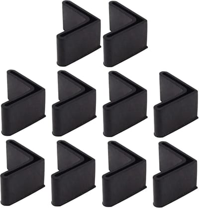 L Vormige Rubber Hoek Caps 35x35mm - Meubel Voet Pads