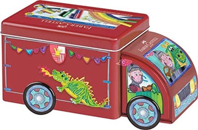 Connector Viltstiften Truck met 33 Kleurrijke Viltstiften - Creatief Schilderplezier voor Kinderen