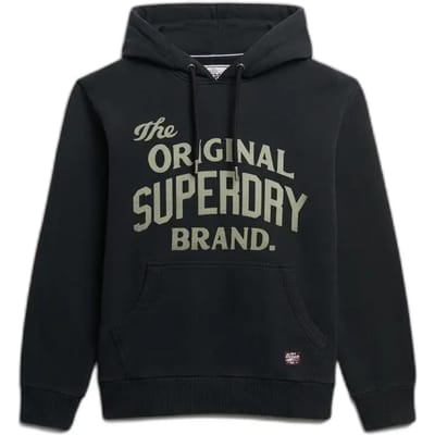 Superdry Heritage Brand Relaxed Hoodie Heren - Maat S