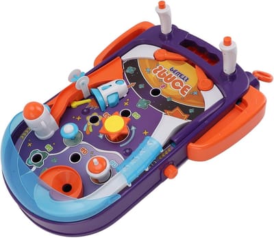 Tafelspel Flipperkast - Arcade Spel - Vaardigheden Ontwikkelen - Ruimteavontuur Thema - 46x33 cm - Multicolor