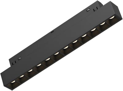 48V Magnetische Lineaire LED Bar - Kingtron Magni Smart - Tuya Smart Tracklight - Dimbaar - 12W 1020lm 24D - Aanpasbare Lichtkleur 3000K-4000K-6000K - Zwart
