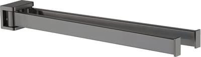 Plieger Altea Handdoekhouder – 2-arm – 36 cm breed – Geborsteld Gunmetal