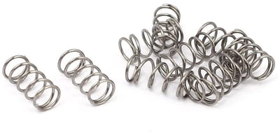Compressie Veren - Drukveren Set - Apparaten Reparatie - Roestvrij Staal - 10 Stuks - Zilverkleurig