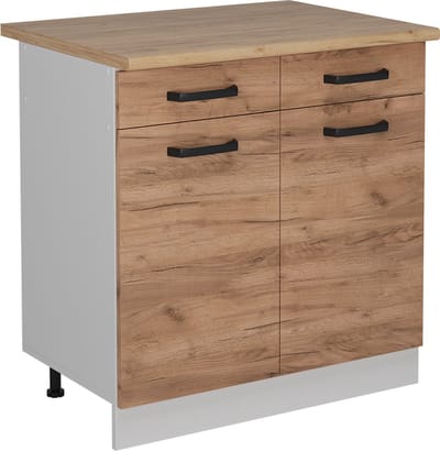Vicco R-Line Keukenonderkast – 80 cm WB Eik Krachtige eik goud