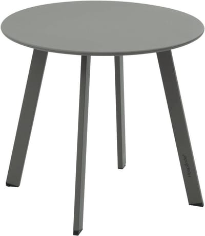 Ronde Tuintafel - Buiten Tafel - Terras Gebruik - Stalen Frame - 70 x 40 cm - Lauriergroen