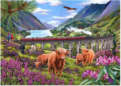 Puzzel van 500 Stukjes - Schotse Vrouwen - Uitdagende Legpuzzel
