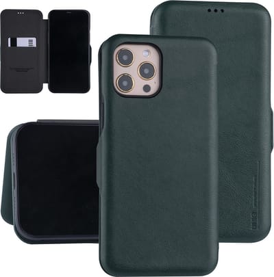 UNIQ Accessory Groen hoesje iPhone 12 Pro Max - Book Case