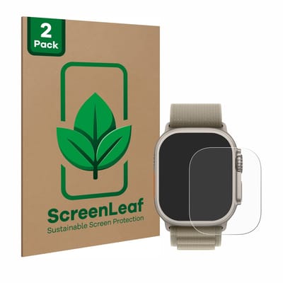 2 Stuks Screenprotector voor Apple Watch Ultra 2 (49 mm) - Hoogwaardige Beschermfolie transparant