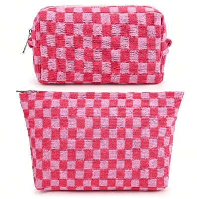 Dailygoods- Make-uptas met grote capaciteit - Make-uptas klein - Make-uptas dames - Cosmetische tas - Toilettas - Duurzaam en gemakkelijk schoon te maken - Cosmetica Tas