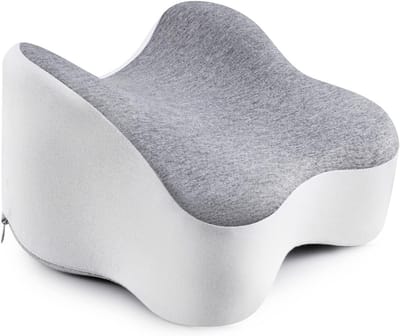 Dailygoods - Kniekussen voor zijslapers, beenkussen, ergonomisch zijslaapkussen, knieën met geheugen, voor ondersteuning van benen, knieën, heuprug en zwangerschap, afneembaar en wasbaar