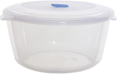 Whitefurze Vershoudbakje/bewaarbakje - magnetron/vriezer - transparant - kunststof - 3,08 L