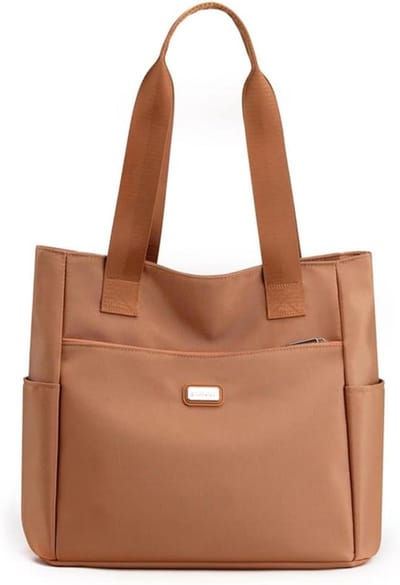 Nylon Schoudertas - Handtas Dames - Dagelijks Gebruik - Waterdicht Materiaal - 34 x 15 x 31 cm - Blauw