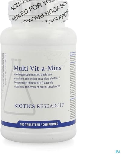 Biotics Research® Multi Vit-a-Mins 180 Gecomprimeerde tabletten