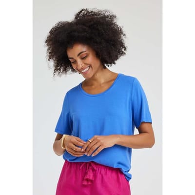 DIDI Dames T-shirt Fame Ampora blue maat 38