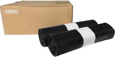 Containerzakken 240 liter zwart | 115x140 cm T70 | Doos 100 stuks