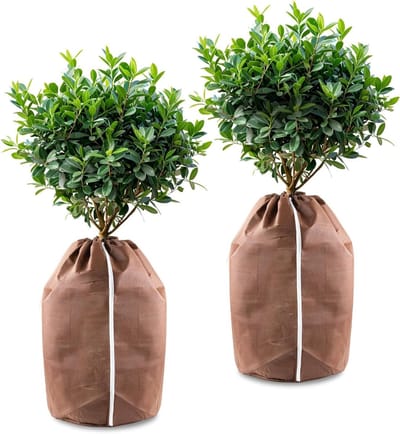 Allecto Plus - Plantenpot vorstbescherming met drainageopeningen voor winterbescherming 40 x 40 cm (2PACK)
