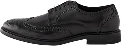 Next - Heren - Leren Derby-schoenen - Zwart