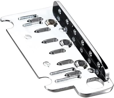 Remolo bridge plate voor 6-snarige stratstyle gitaren, vervangingsonderdelen, chroom, hoogwaardige kwaliteit, eenvoudig te installeren