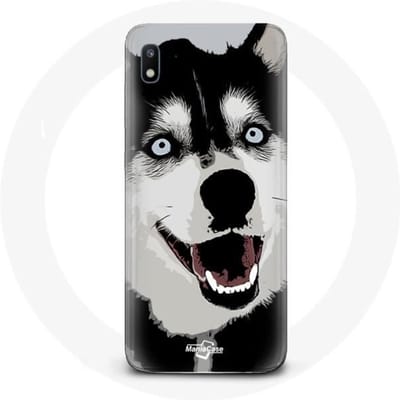 Case voor Samsung Galaxy A10 Siberische Husky Blue Eyes