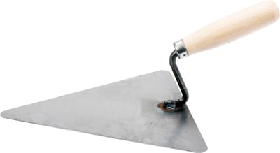 Vorel - Driehoekige Troffel - 180mm - Stalen Blad - Houten Handvat