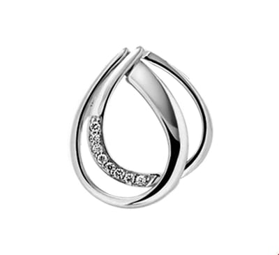 TFT Hanger Witgoud Diamant 0.03 Ct.