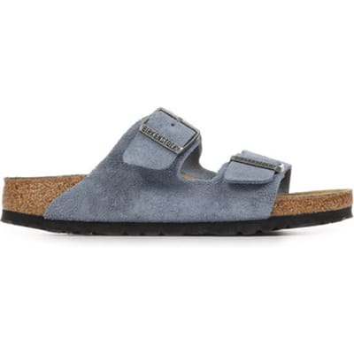 Leren sandalen Birkenstock Arizona Suede