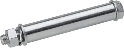 Reserveas voor Kruiwagenwiel Ø 20 mm x 89 mm M12 Verzinkt Staal