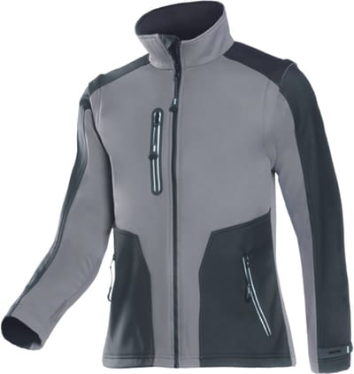 Sioen TORREON softshell jas 03010305 - Grijs/Zwart - XL