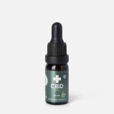 Dutch Natural Healing - CBD olie 8% 10ml - Munt smaak - Full Spectrum - Rijkste in terpenen - Meest gevarieerde cannabinoïden - Beste Entourage Effect